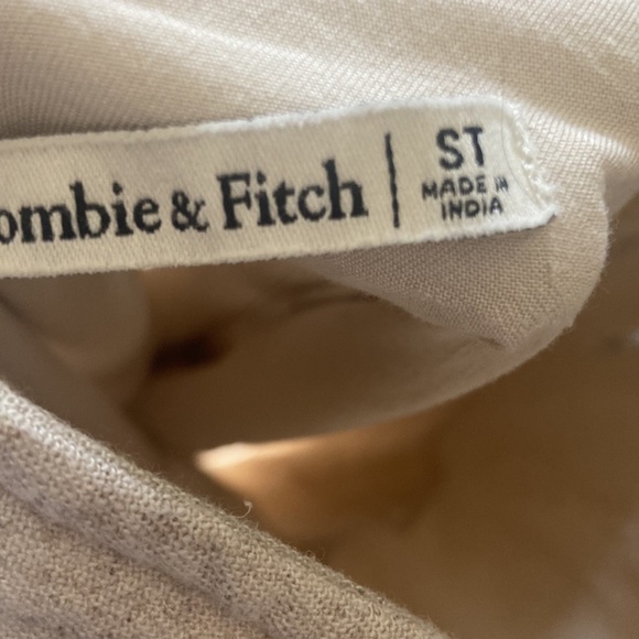 ABERCROMBIE & Fitch Ruffle Sleeve Trapeze Mini Dress Small Tall - Picture 16 of 16